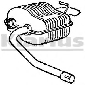 VEGAZ Marmitta FS-604 VEGAZ FS-604 Marmitte Ford Mondeo mk3 Sedan originale prezzo