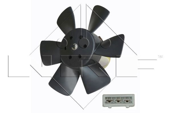 NRF Fan, radiator 47429 NRF 47429 Seat Cordoba 6K1 radiator fan cost