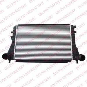DELPHI Chladič plniaceho vzduchu TSP0755001 Intercooler DELPHI Seat MARBELLA TSP0755001