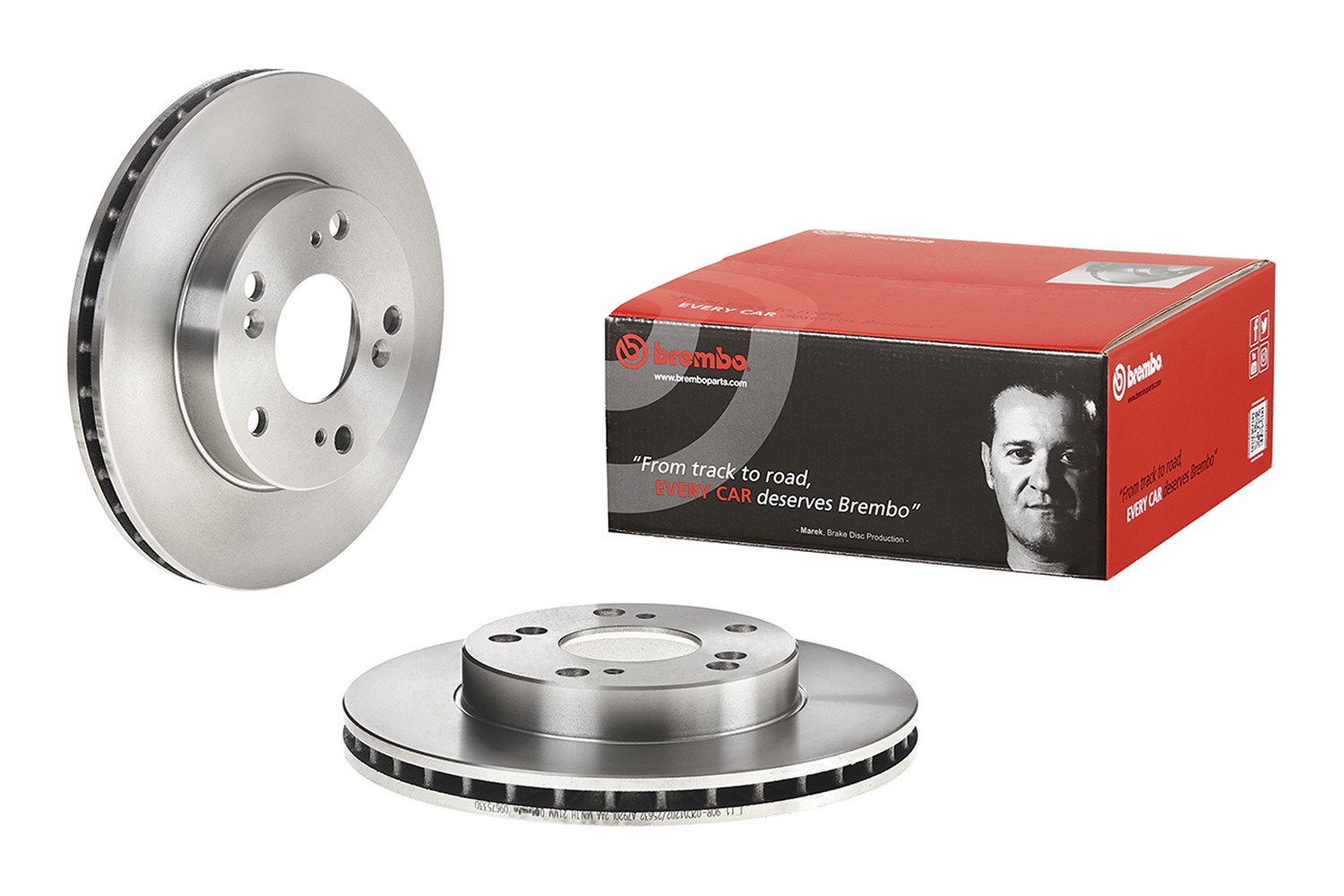Brake disc BREMBO 09.6753.30 BREMBO Prime 09.6753.30 Honda CR-V 2000 Brake rotors price