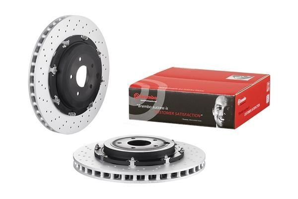 BREMBO Bremseskive 09.A190.13 BREMBO 09.A190.13 Bremseskive NISSAN GT-R (R35) V6 573 HK 2016