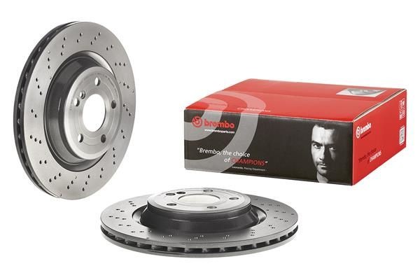 BREMBO Brake disc 09.B743.51 BREMBO 09.B743.51 Brake disc MERCEDES-BENZ SL Convertible (R231) 400 (231.465) 333 hp 2014