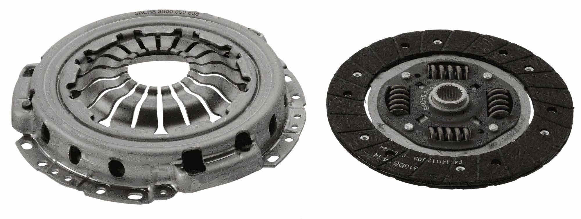 SACHS Clutchsett 3000 950 658 SACHS 3000 950 658 Clutchsett Wind Cabrio originale pris