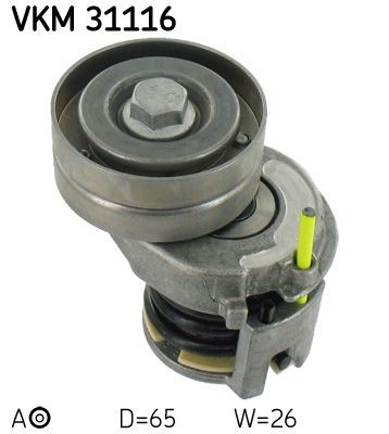 SKF Pingutusrull, soonrihm VKM 31116 Pingutusrull soonrihm SKF Skoda FABIA VKM 31116