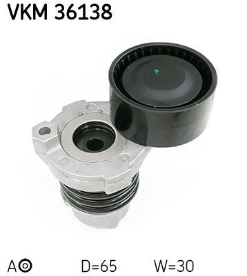 SKF Strammehjul, kilerem VKM 36138 SKF VKM 36138 originale Nissan Pixo UA0 Remstrammerhjul hvad koster