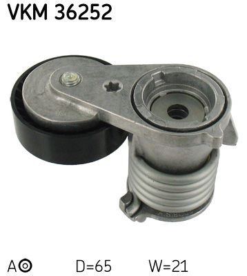 SKF Strammehjul, kilerem VKM 36252 Remstrammerhjul SKF Volvo XC70 VKM 36252