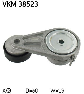 SKF Strammehjul, kilerem VKM 38523 SKF VKM 38523 Strammerull Smart 450 Cabrio billige