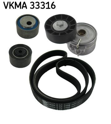 SKF Kileremsett VKMA 33316 SKF VKMA 33316 Kileremsett FIAT Ducato II Flatvogn lastebil/Chassis (244) 2.8 JTD 4x4 122 hk 2006