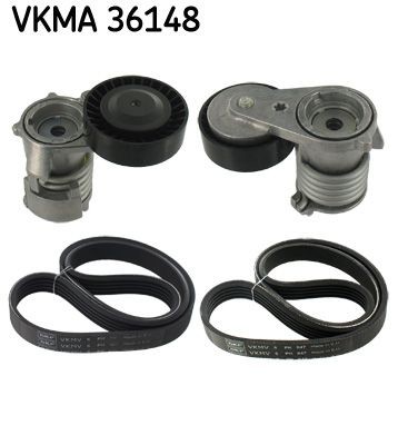 SKF Kit Cinghie Poly-V VKMA 36148 VKMA 36148 costo Kit cinghie poly-v VOLVO S60 SKF