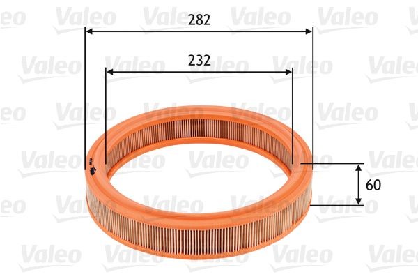 VALEO Luftfilter 585746 Luftfilter VALEO Mazda 6 585746