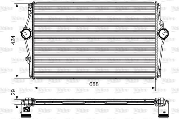 VALEO Intercooler 818283 818283 VALEO intercooler VOLVO 240