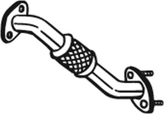 VEGAZ Tuyau d'échappement HUR-166 VEGAZ HUR-166 Ligne d'échappement HYUNDAI Tucson Van / SUV (TLE) pas cher