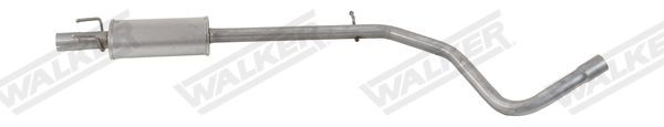 WALKER Stredný tlmič výfuku 23923 WALKER 23923 Stredný tlmič výfuku