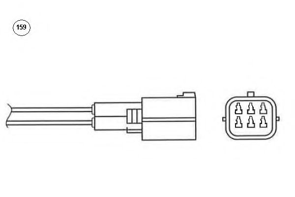 NGK Lambdasonde 93269 Lambda sensor NGK Mazda BT-50 93269