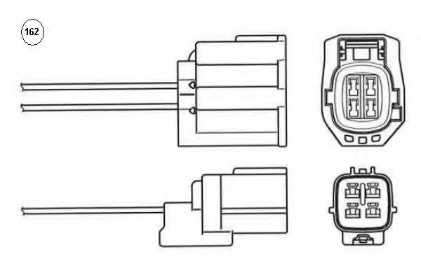 NGK Lambda sonda 9394 Lambda sonda NGK Mazda BT-50 9394