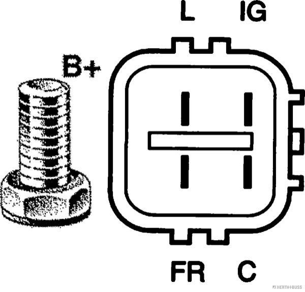 HERTH+BUSS JAKOPARTS Alternatore J5118037 J5118037 Alternatore HERTH+BUSS JAKOPARTS SUZUKI BALENO costo