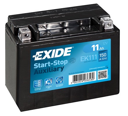 EXIDE Käynnistysakku EK111 Mercedes W213 auton akku AGM, EFB, GEL EXIDE AGM Auxiliary EK111