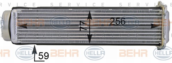 HELLA Intercooler 8ML 376 701-291 Chevy G20 HELLA turbo intercooler 8ML376701291