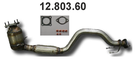 EBERSPÄCHER Förkatalysator 12.803.60 12.803.60 Katalysator EBERSPÄCHER AUDI A6