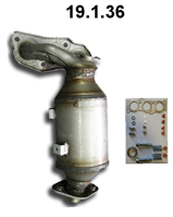 EBERSPÄCHER Catalyseur 19.1.36 Pré catalyseur EBERSPÄCHER C3 19.1.36 pas cher