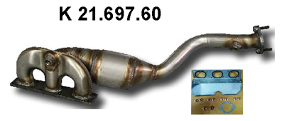 EBERSPÄCHER Katalysator 21.697.60 BMW Z3 Katalysatoren EBERSPÄCHER 21.697.60