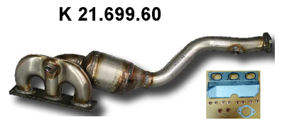 EBERSPÄCHER Katalysator 21.699.60 BMW Z3 Uitlaat katalysator EBERSPÄCHER 21.699.60