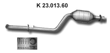 EBERSPÄCHER Catalyseur 23.013.60 23.013.60 Convertisseur catalytique MERCEDES-BENZ Classe B EBERSPÄCHER