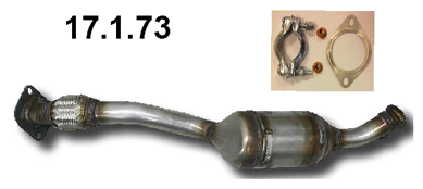 EBERSPÄCHER Καταλύτης 17.1.73 17.1.73 Καταλύτης RENAULT 4 EBERSPÄCHER