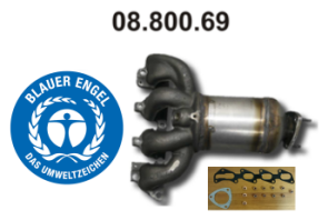 EBERSPÄCHER Katalizators 08.800.69 Katalizators EBERSPÄCHER AGILA 08.800.69 lēti