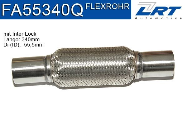 LRT Flessibile, Impianto gas scarico FA55340Q FA55340Q costo Tubo flessibile marmitta Volkswagen FOX LRT