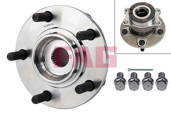 FAG Kit de rolamento de roda 713 6198 90 Kit rolamento roda MITSUBISHI FAG 713 6198 90