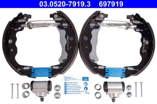ATE Kit freno, Freno a tamburo 03.0520-7919.3 ATE 03.0520-7919.3 Kit freno, Freno a tamburo RENAULT Duster (HS_) 1.5 dCi 4x4 90 CV 2013