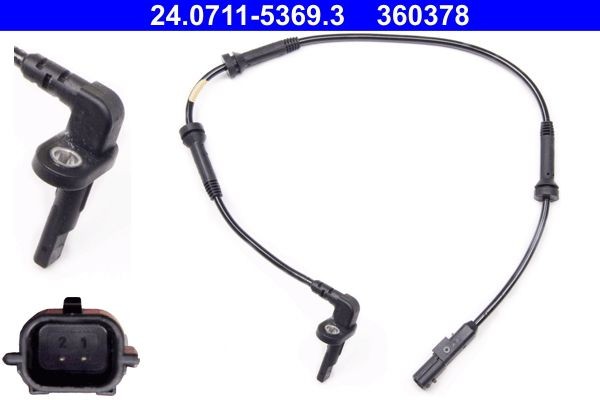 ATE ABS-Sensor 24.0711-5369.3 24.0711-5369.3 ATE Renault Sandero Stepway 2 ABS Sensor Kosten