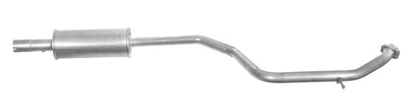 IMASAF Panela de escape central 46.38.06 46.38.06 Silenciador central MAZDA BT-50 IMASAF