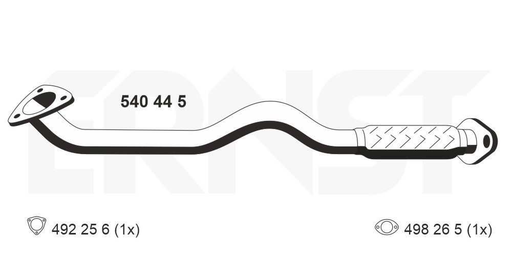 Tubo gas scarico ERNST 540445 ERNST 540445 Tubi di scarico Alfa Romeo GT 2010