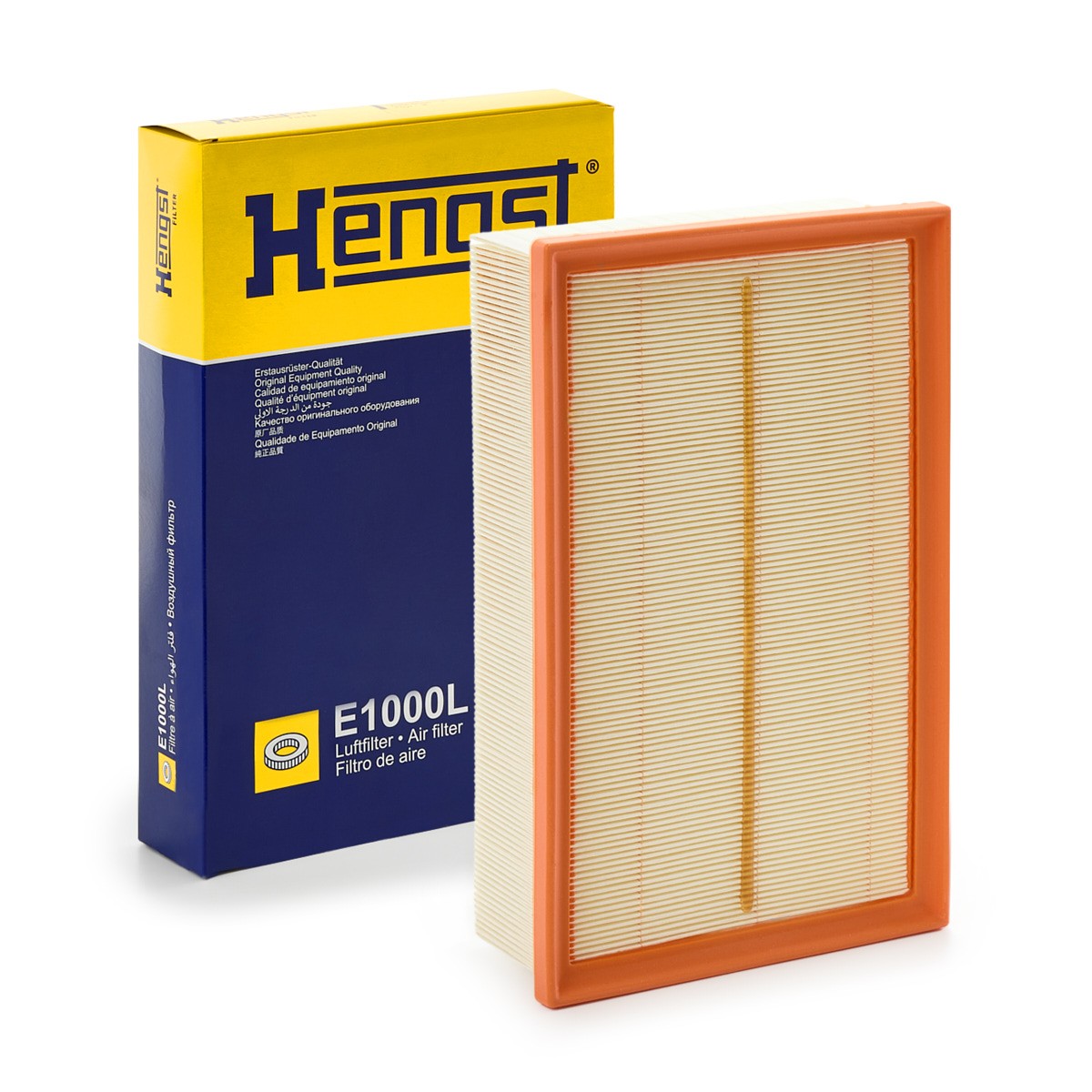 HENGST FILTER Filtro de ar E1126L HENGST FILTER E1126L Filtro de ar Caddy V Kombi (SBB, SBJ) preço