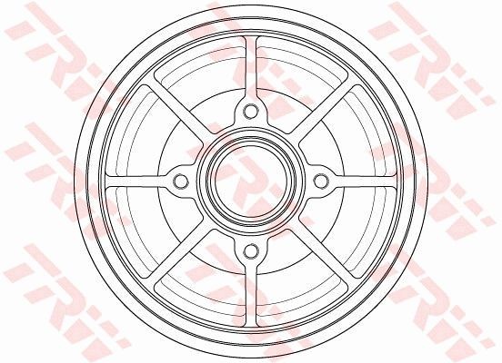 TRW Tamburo freno DB4546MR DB4546MR costo Tamburo freno PEUGEOT 106 TRW