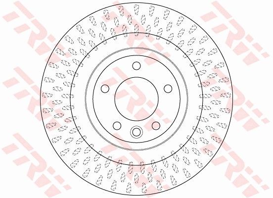 TRW Disco freno DF6528S TRW DF6528S Disco freno Range Rover L494 prezzo