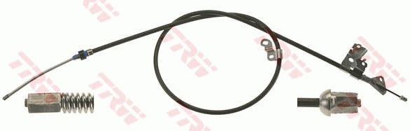 TRW Ντίζα, φρένο ακινητοποίησης GCH500 GCH500 Ντίζα χειροφρένου TRW TOYOTA 4 RUNNER