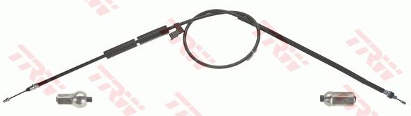 TRW Håndbremsekabel GCH590 GCH590 TRW Håndbremsen Mazda billig