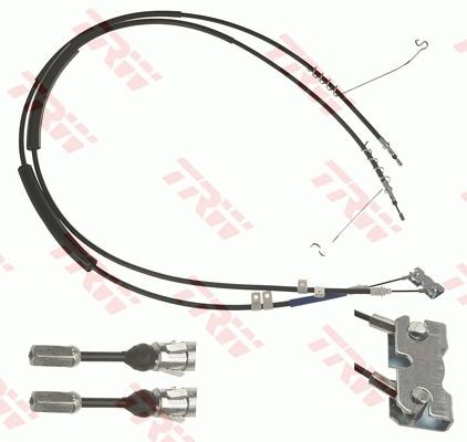 TRW Żażné lanko parkovacej brzdy GCH558 GCH558 Lanko ručnej brzdy TRW FORD TRANSIT CUSTOM