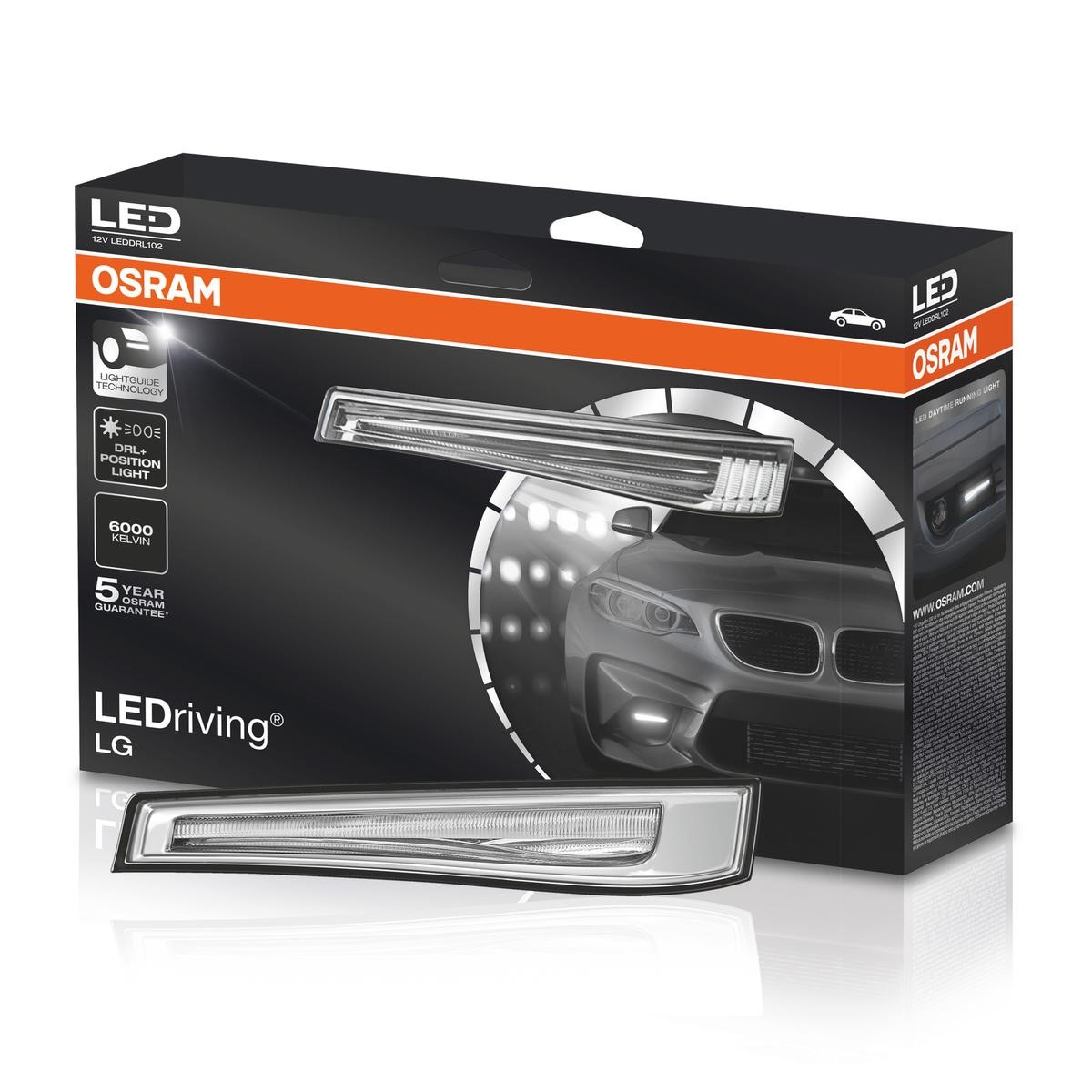 OSRAM Dienas gaismas lukturu komplekts LEDDRL102 LEDDRL102 LEDriving LG Dienas gaitas lukturi CHRYSLER GRAND VOYAGER OSRAM