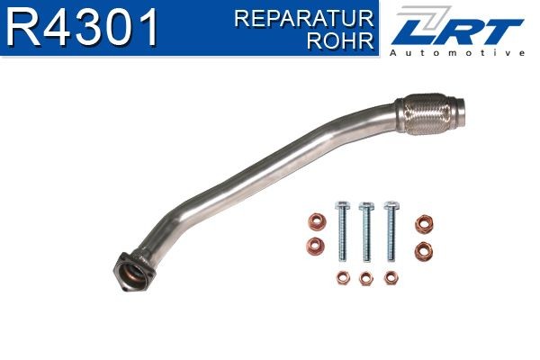 LRT Repair Pipe, catalytic converter R4301 R4301 LRT catalytic converter LAND ROVER 110/127