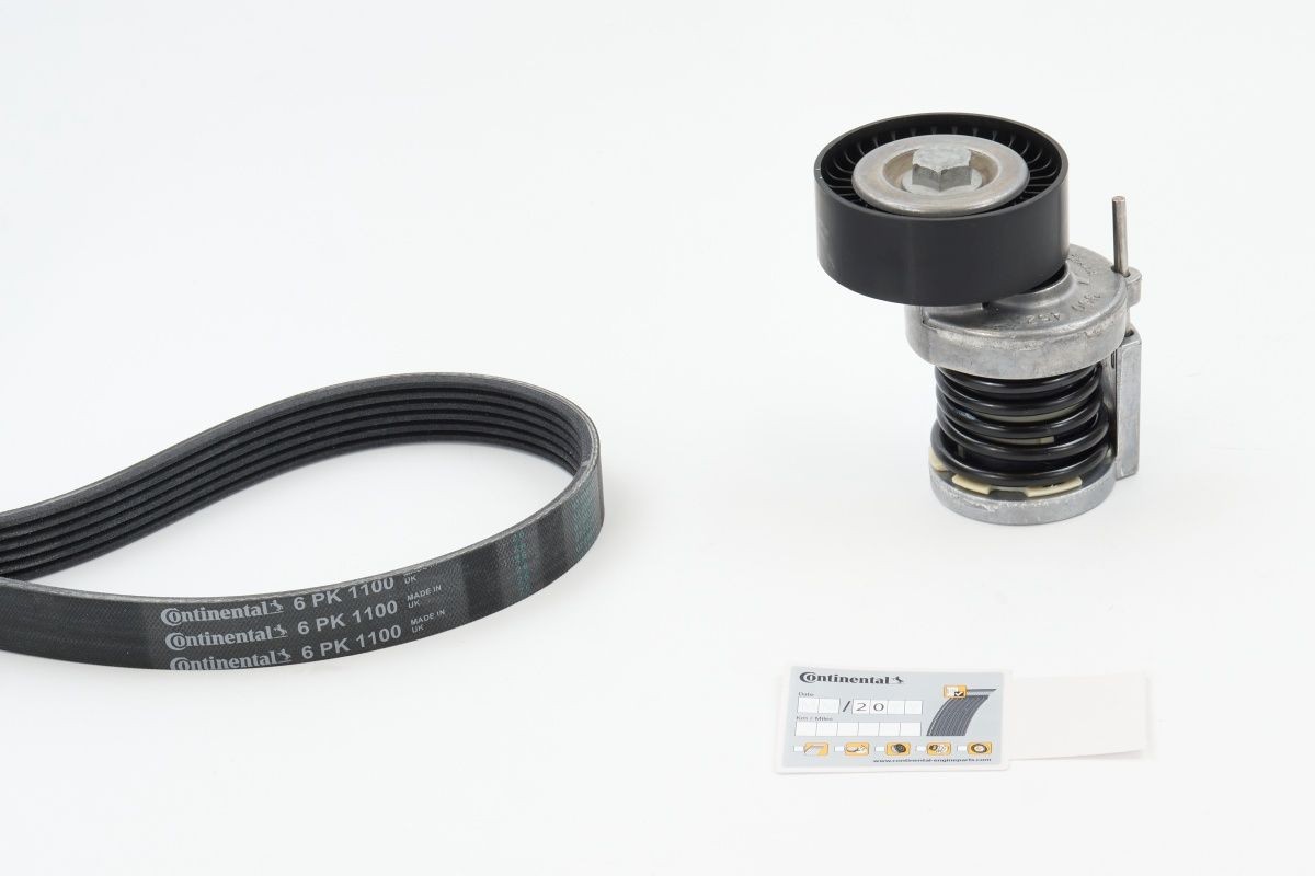 CONTITECH Ķīļrievu siksnu komplekts 6PK1100K1 6PK1100K1 Ķīļrievu siksnu komplekts CONTITECH SKODA KODIAQ