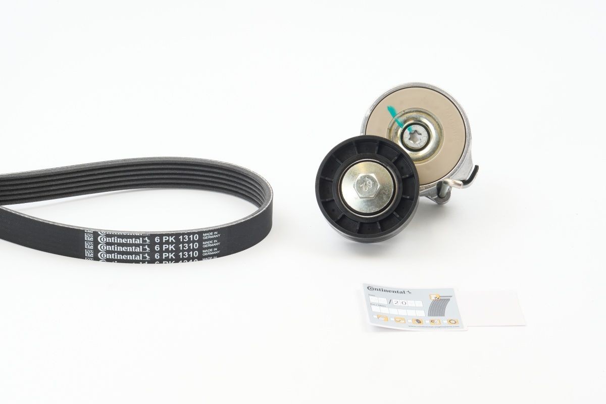 CONTITECH Jeu de courroies trapézoïdales à nervures 6PK1310K1 Fiat TALENTO Kit complet de courroies d'accessoire CONTITECH 6PK1310K1
