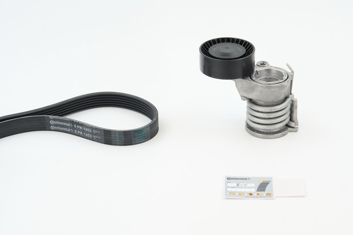 CONTITECH Poly V-riem set 6PK1453K2 prijs Multiriem set Skoda 6Y3 6PK1453K2 CONTITECH