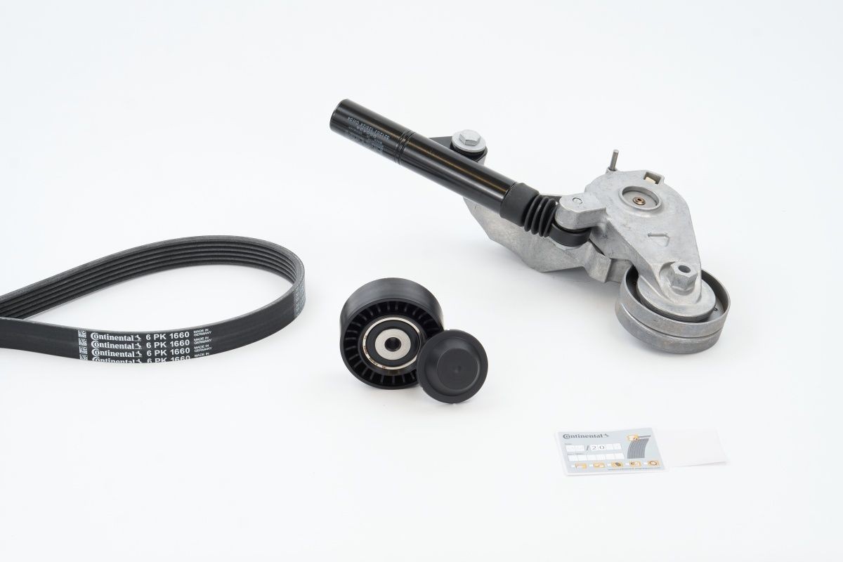 CONTITECH Kit Cinghie Poly-V 6PK1660K1 CONTITECH 6PK1660K1 Kit cinghie poly-v VW Polo Variant originale prezzo