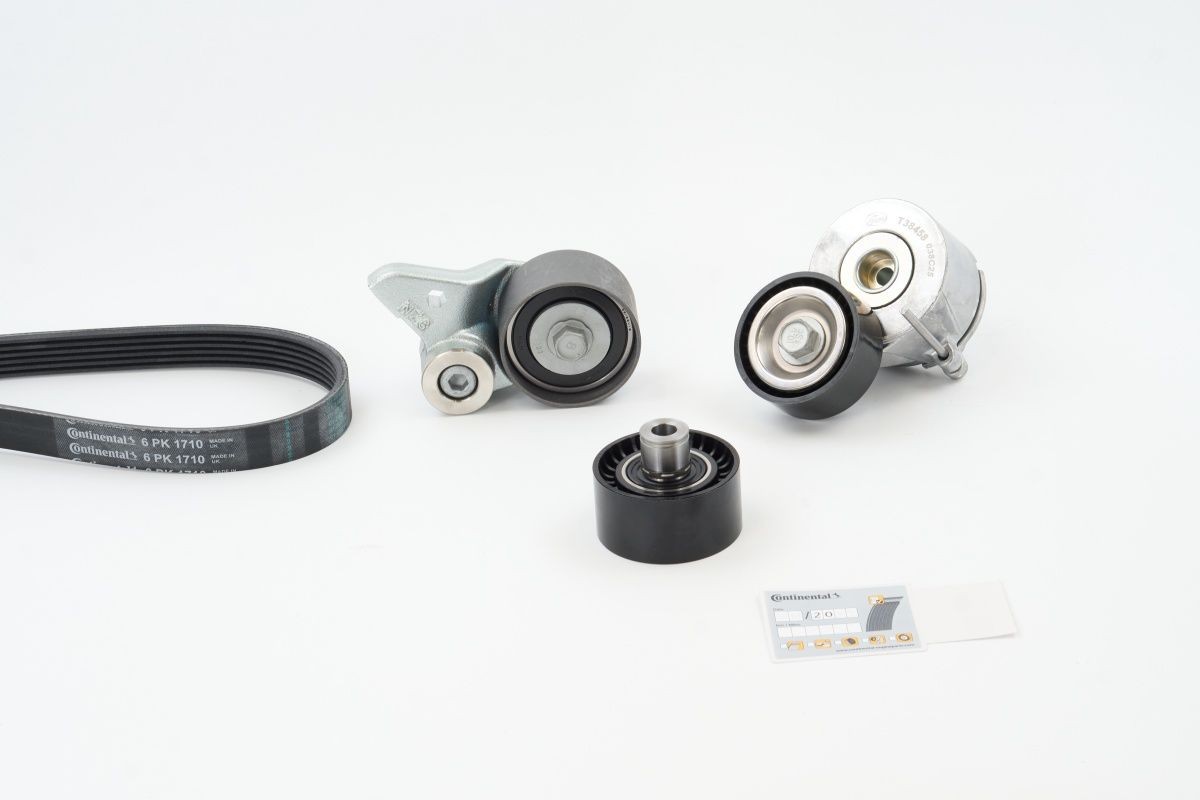 CONTITECH Ozubený klinový remeň - Sada 6PK1710K1 Sada klinového rebrovaného remena CONTITECH Citroën NEMO 6PK1710K1