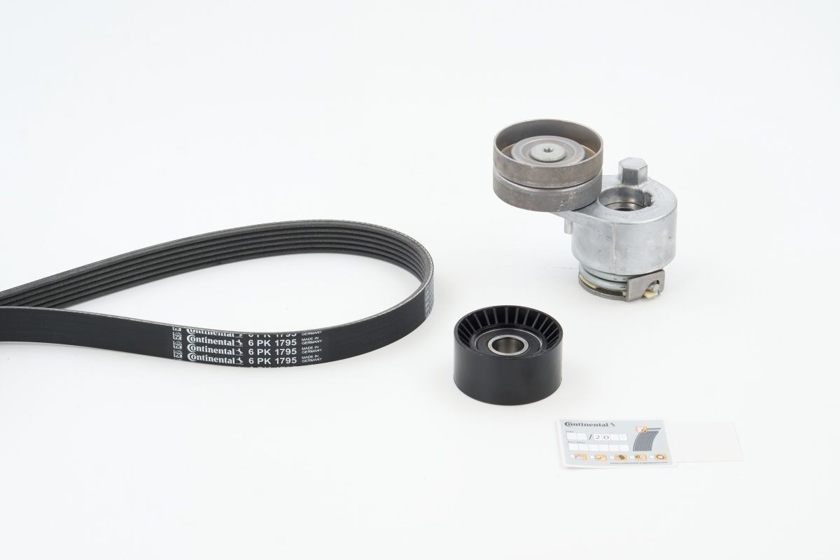 CONTITECH Zestaw paska klinowego wielorowkowego 6PK1795K1 Łańcuchy Renault Master II Bus: Zestaw paska klinowego wielorowkowego CONTITECH 6PK1795K1
