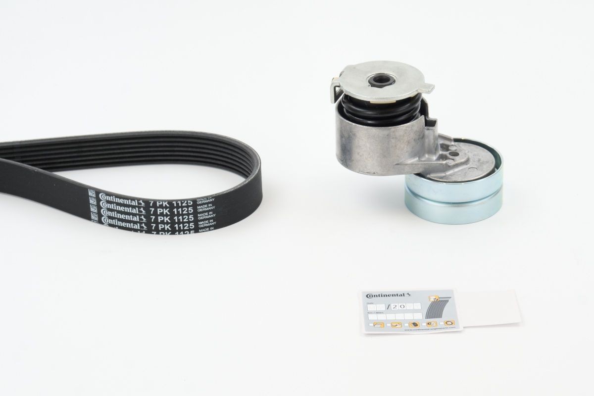 CONTITECH Kit Cinghie Poly-V 7PK1125K1 CONTITECH 7PK1125K1 Kit cinghie poly-v Renault 21 L482 prezzo